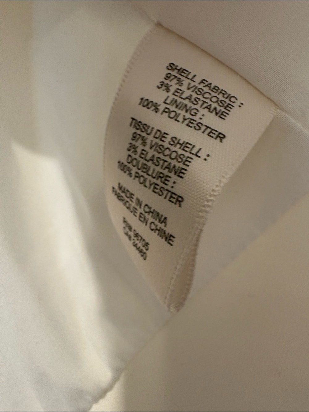 Derek Lam 10 Crosby Eggshell Open Front Zip Pocket Blazer Jacket NWT $695 Size 0 - Picture 8 of 8